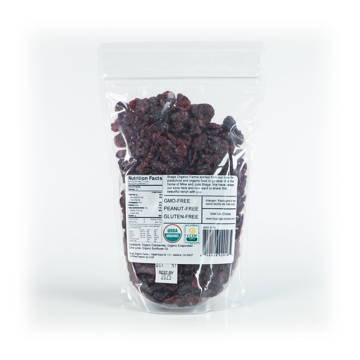 Organic Dried Cranberries